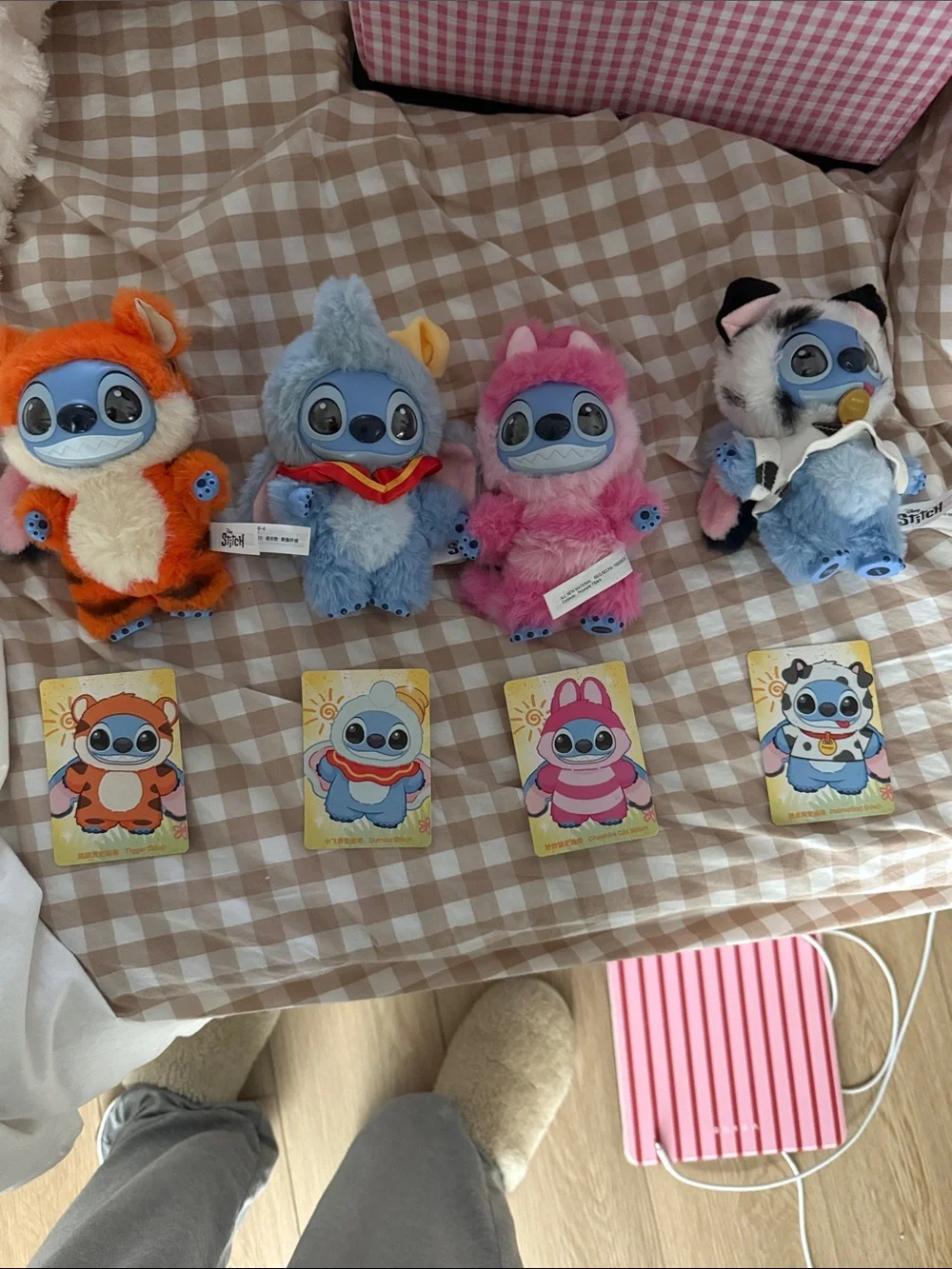 PopMart Lot of 4 Stitch Adventure Series Vinyl Plush Pendant